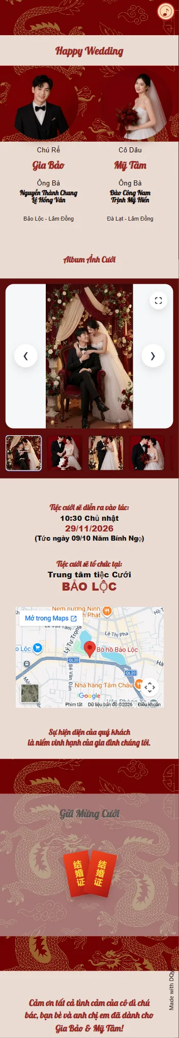 Hiển thị đầy đủ mẫu thiệp cưới số 2
