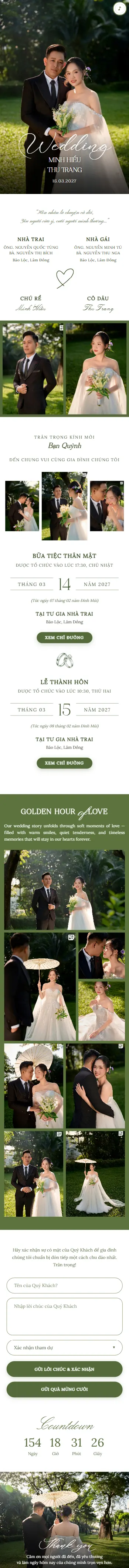 Mẫu thiệp cưới online số 010 với phong cách trang nhã và hiệu ứng sáp niêm phong