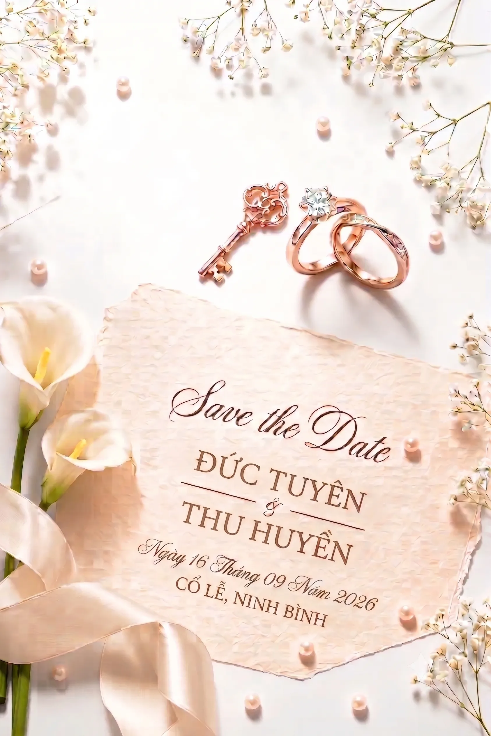 Bìa thiệp cưới