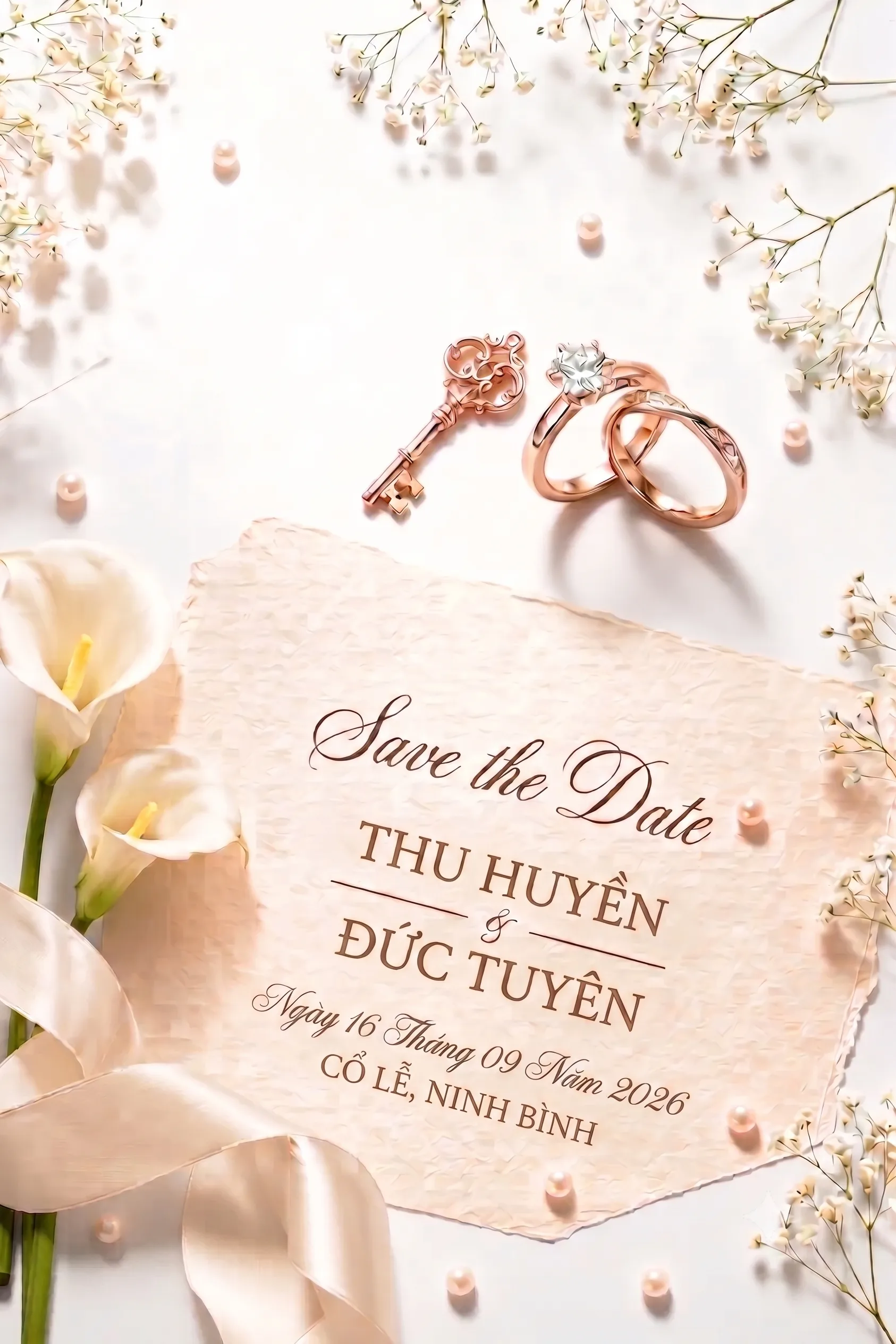 Bìa thiệp cưới